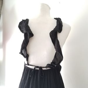 Asos Boho Maxi Embroidered Maxi Dress Backless